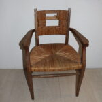 Fauteuil en paille
