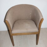 Chaise en tissu de salle à manger