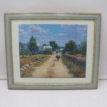 Tableau cadre bleu copie