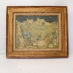 Tableau peinture " les Fléchons 1963"