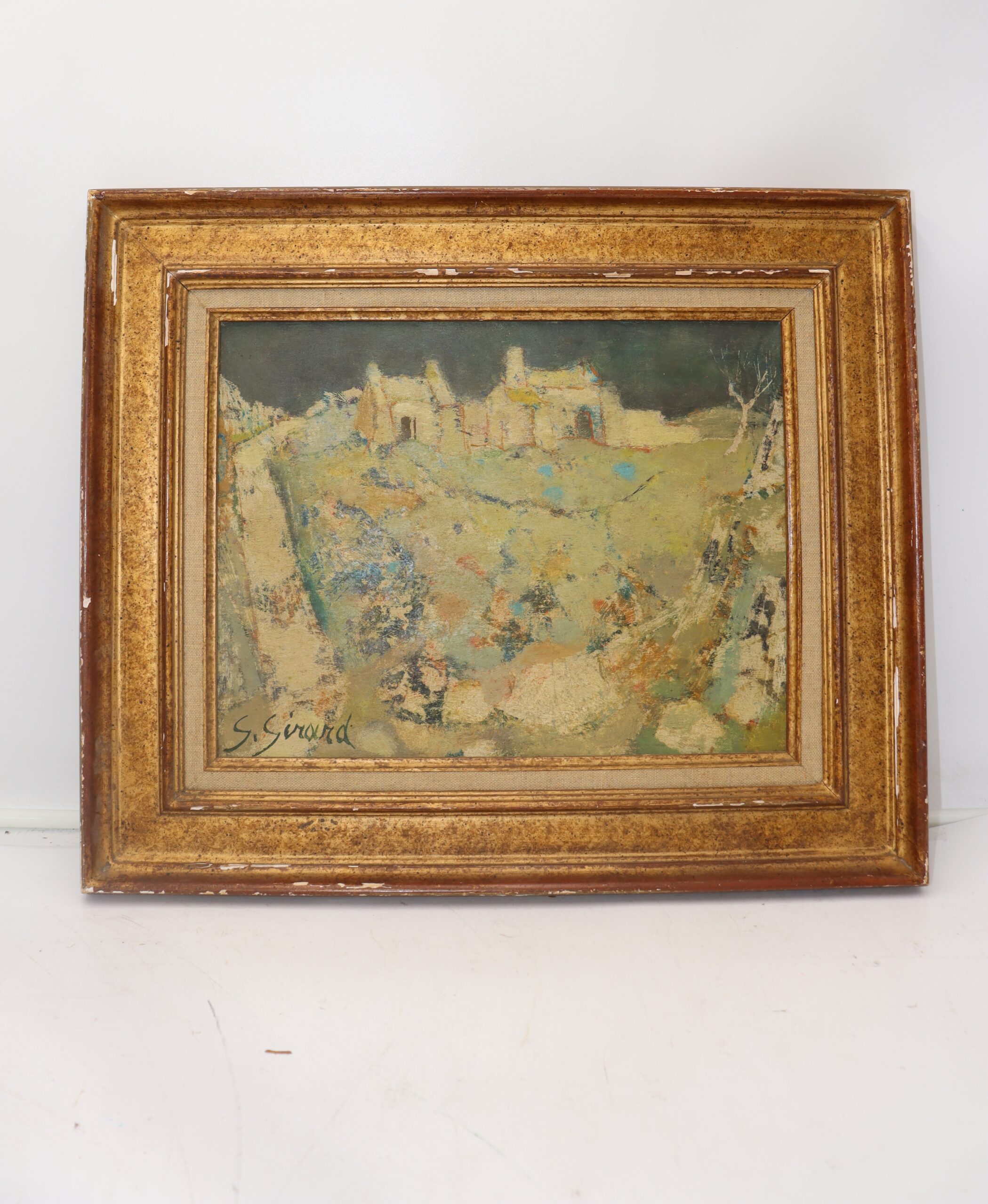 8655 Tableau peinture " les Fléchons 1963" – Image 1