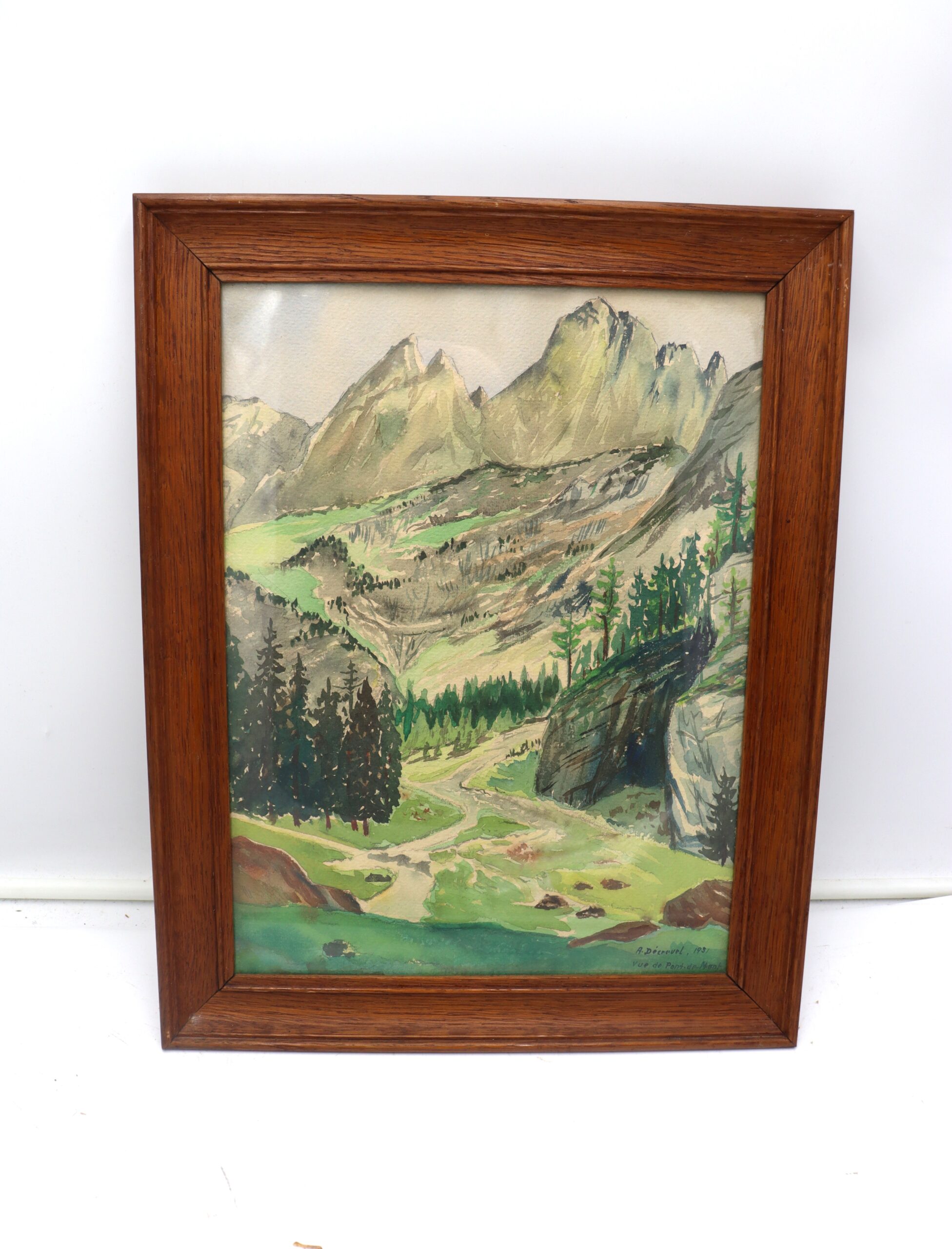 8663 Tableau peinture paysage de montagne – Image 1