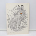 Lithographie signée G. Bressler Lapin