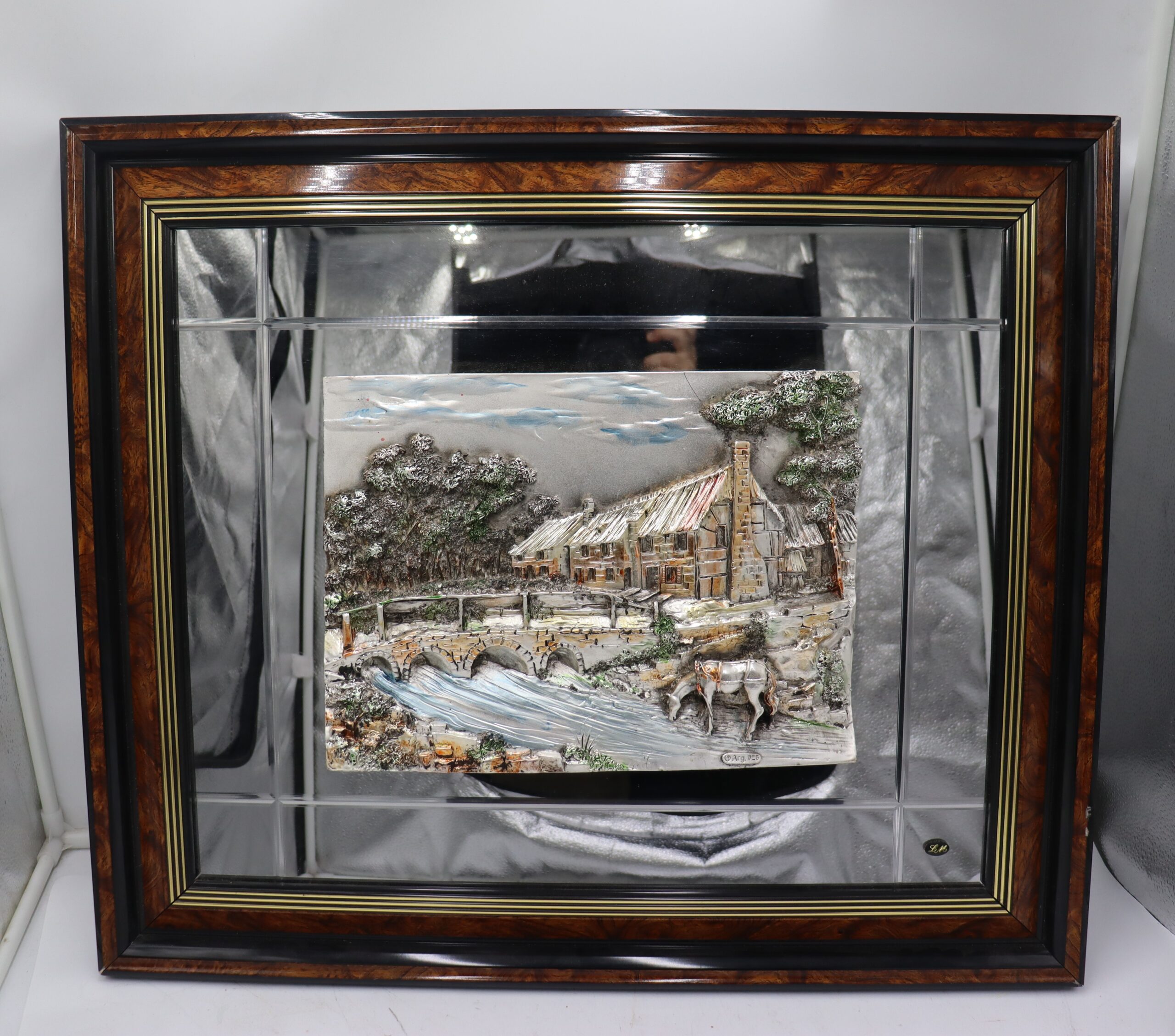 8802 Tableau miroir et sculpture – Image 1