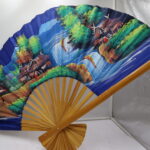 Eventail peint
