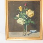 Tableau peinture fleurs