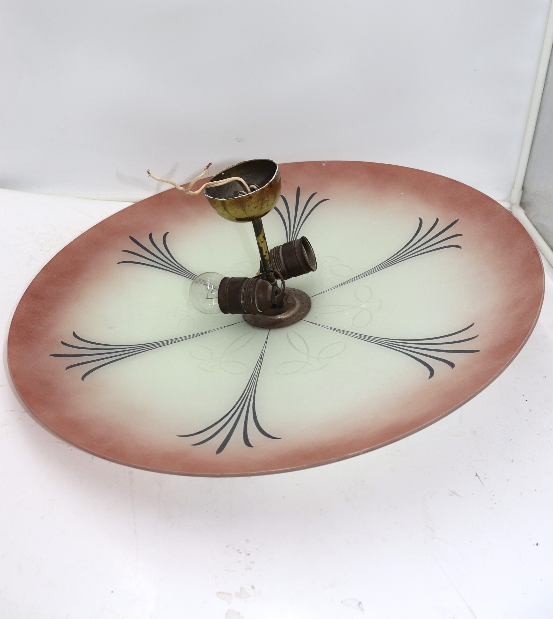 8834 Lampe plafonnier en verre – Image 1