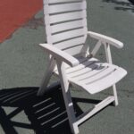 Chaise relax blanche