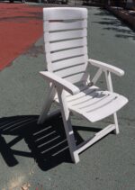 Chaise relax blanche