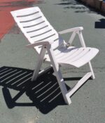 Chaise relax blanche – Image 2
