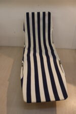 Chaise longue en tissu