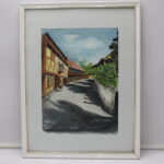 Peinture d'une ruelle