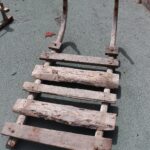 Ancienne luge en bois