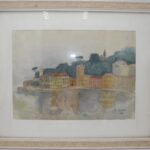 Tableau : Un village méditerranéen