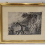 Lithographie du XIXe siècle à St-Maurice