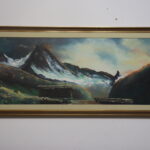 Peinture d'une montagne