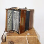 Accordéon "Fidel Socin"avec boite en bois