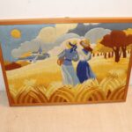 Tableau brodé