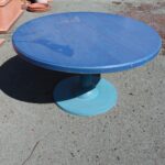 Table basse de jardin pied en métal