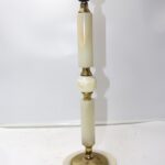 Pied de lampe en onyx