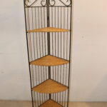 Etagère d'angle en fer