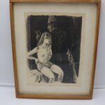 Tableau femme noir blanc