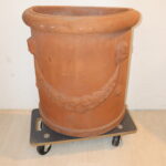 Pot de fleur terre cuite Italie "Toscane fait main"