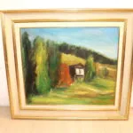 Tableau peinture signé L.Marasco
