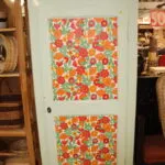Armoire 1 porte peinte