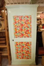 Armoire 1 porte peinte