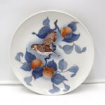 Assiette décorative avec oiseaux