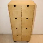Boîte de rangement à roulette