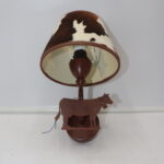 Applique style chalet JP Ryckaert thème vache