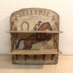 Etagère murale et porte manteau